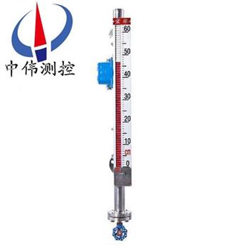 帶上限報警開關(guan)磁繙(fan)闆液位計